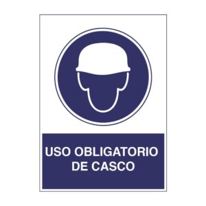 Señaléticas de obligación, uso obligatorio de casco